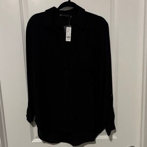 New York & Company Black Blouse